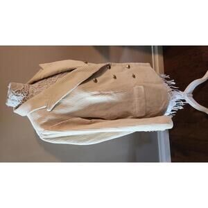 NWT cream Rowing Blazers corduroy xl double breasted jacket blazer